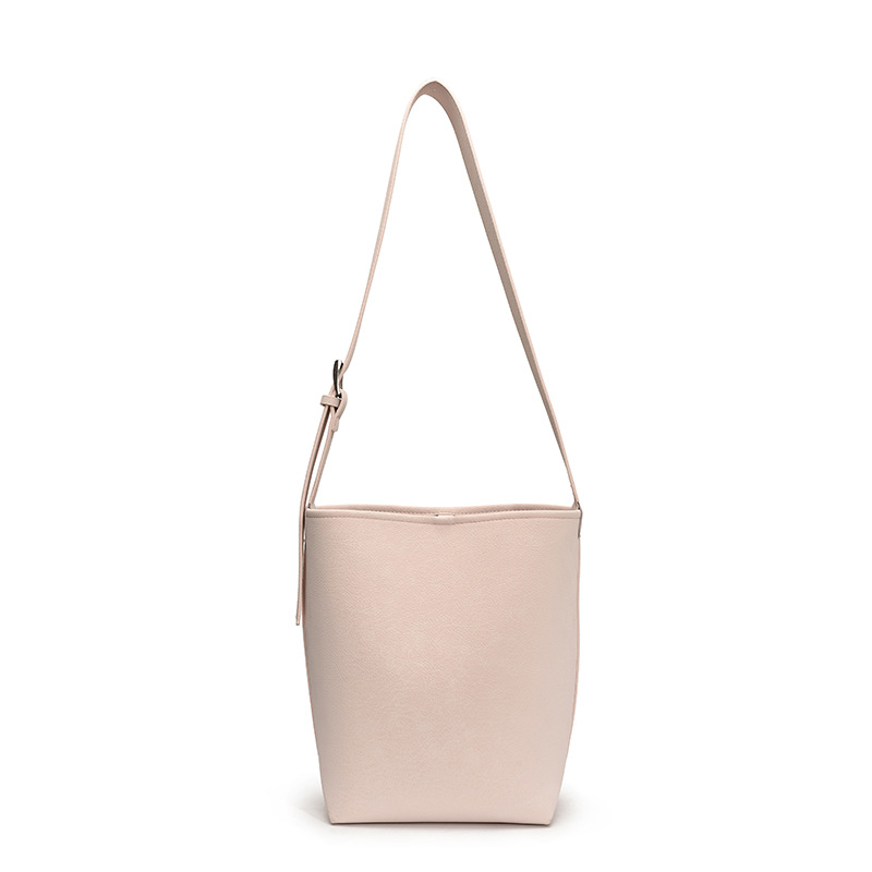 Nuevo bolso de cubo simple retro transfronterizo para mujer, estilo popular y explosivo, bolso de mensajero de un solo hombro de nicho casual