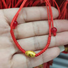 Birthday charm for beloved, red rope bracelet for friend, wholesale