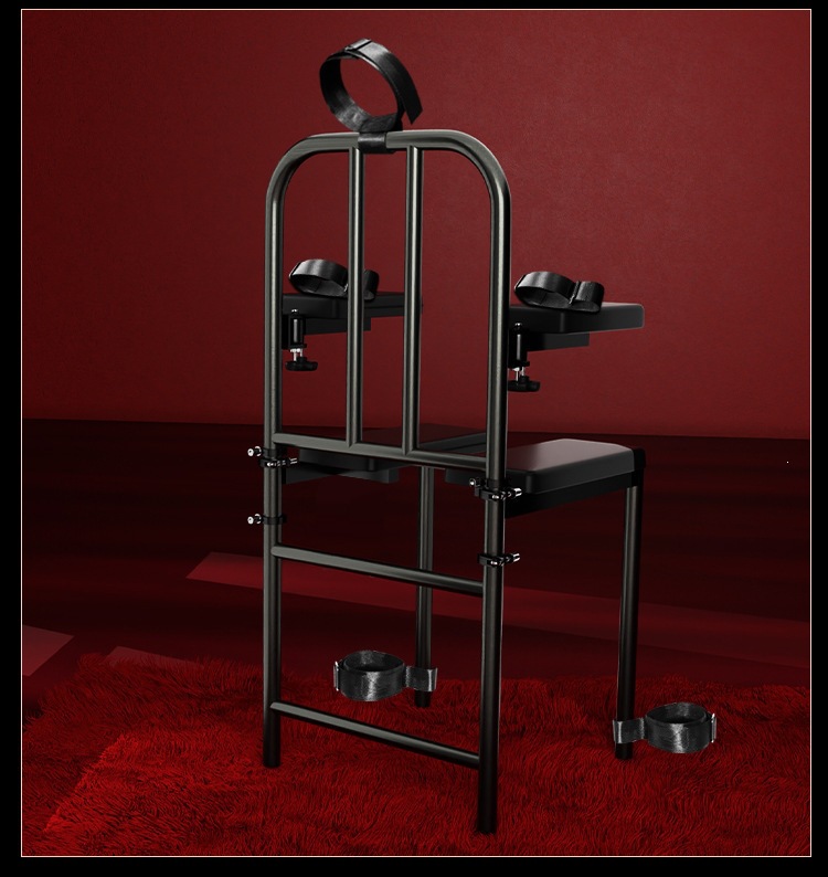 Jiuai Bondage Restraint Training Chair with Handcuffs for Couples — detail image 23