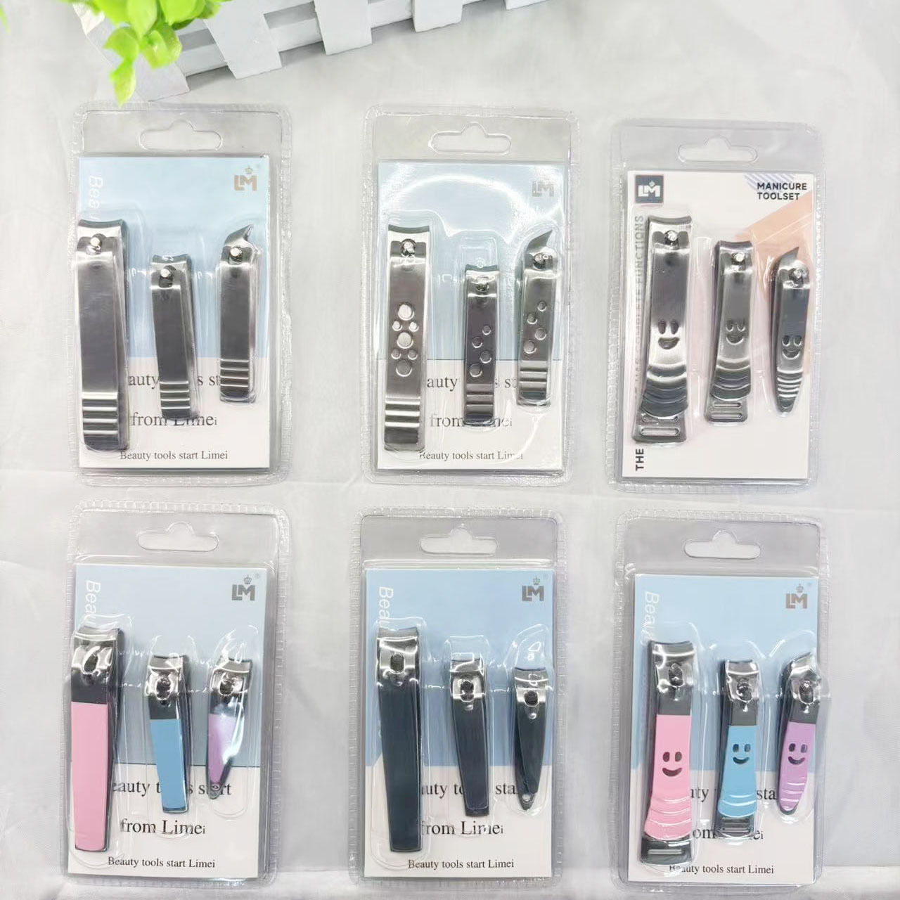 Nail Clippers Large, Medium, Small Manicure Set Complete Set Oblique Nail Clippers Manicure Personal Care Tools Household Nail Scissors Storage