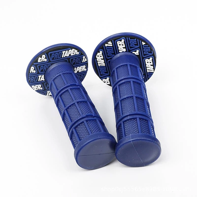 Vehicle Throttle Handle, Motorcycle Handle Cover - dark-blue-pair-of-handlebar-covers