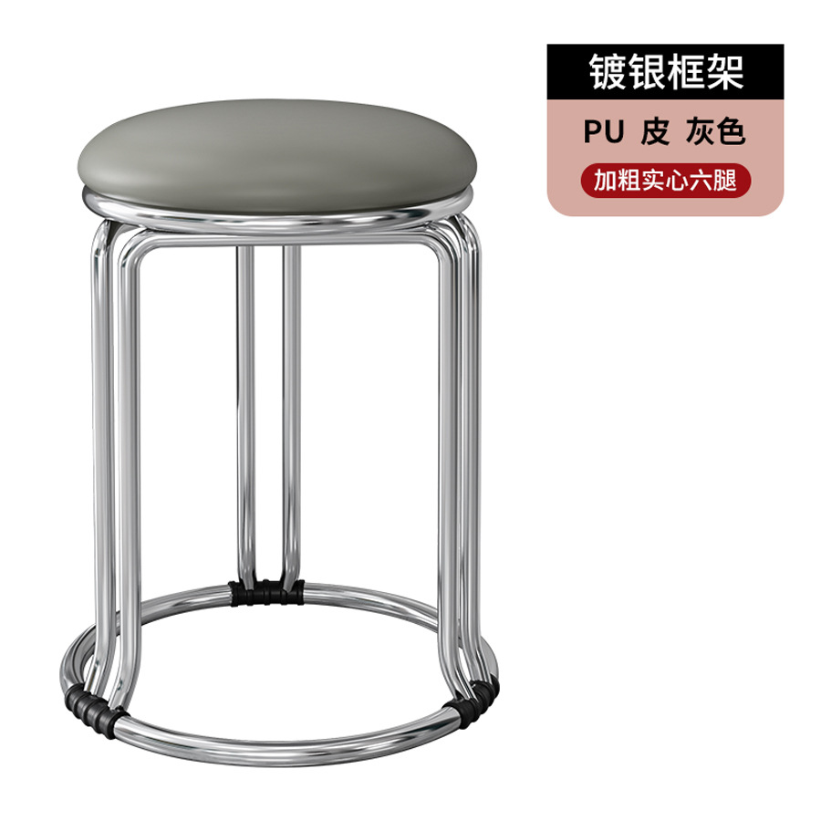 (다크그레이-PU가죽 [6각 은도금 프레임])