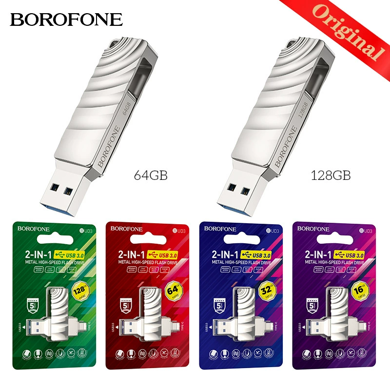 BOROFONE высокоскоростной мобильный телефон, USB флеш-накопитель, 64/128, 128 ГБ