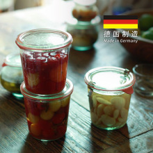 德国进口 食级玻璃密封罐玻璃瓶蜂蜜酸奶果酱瓶储物罐
