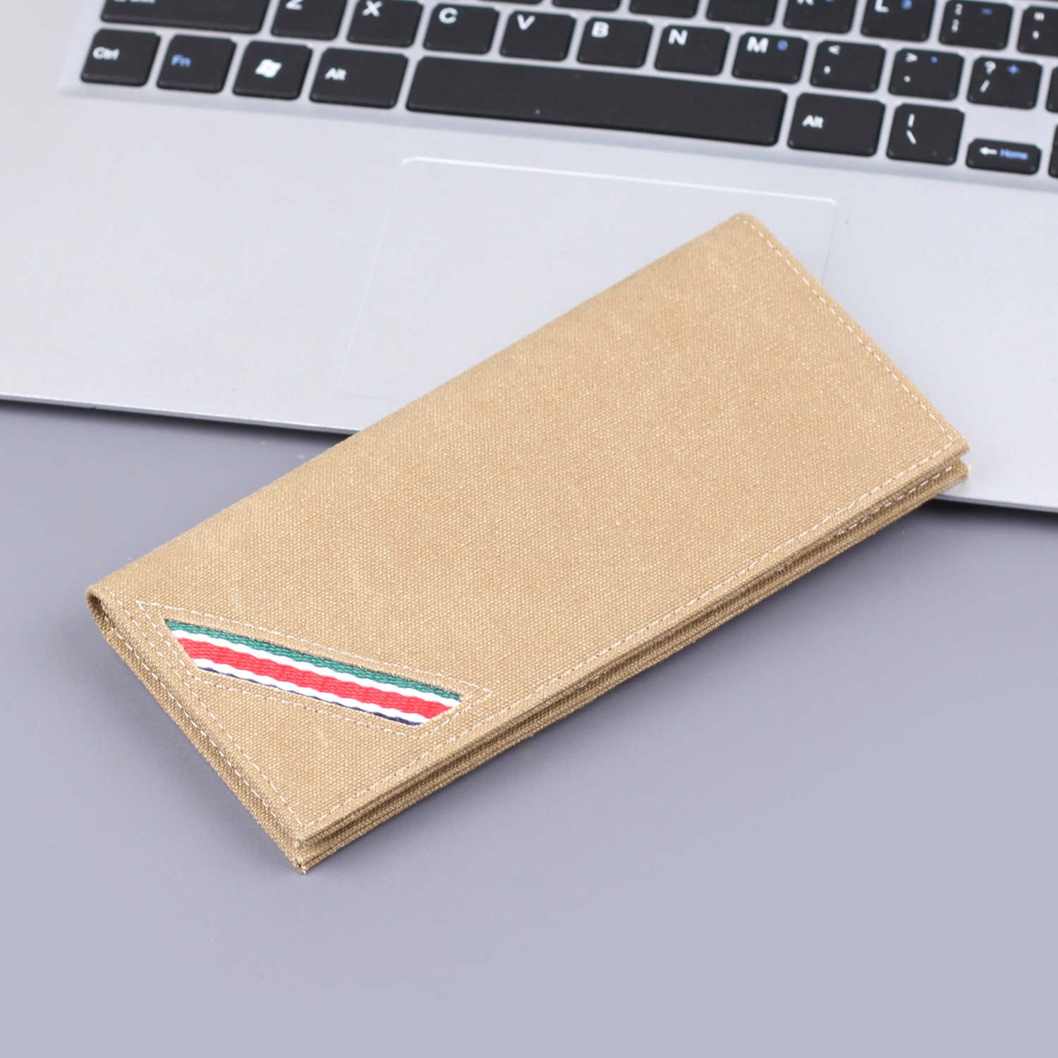 Canvas larga cartera de hombre simple cartera de hombre cartera delgada transfronteriza cartera de hombres cartera de mujeres