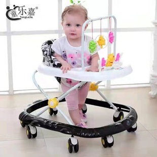 Multifunctional Anti-Rollover Baby Walker for Infants and Toddlers 6/7--18 Months with Music
