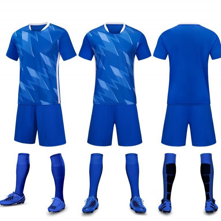 Trajes de entrenamiento de fútbol para adultos y niños camisetas deportivas transpirables de secado rápido se pueden imprimir bordados 6107