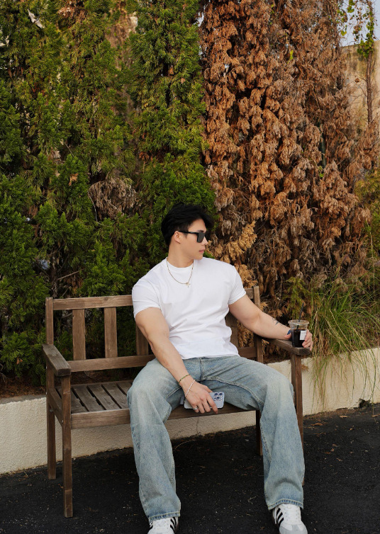 Cool Sleeve T Men's Casual Solid Color Short Sleeve Sports Fitness Quick-Drying Crew Neck Summer New Top_viptrois.com