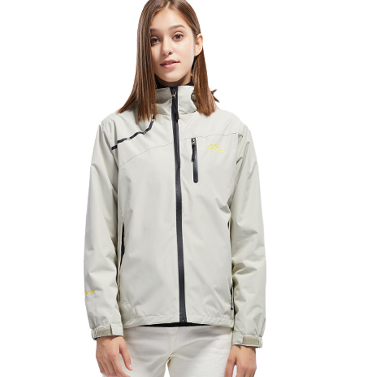 Chaqueta de pareja chaqueta de los hombres primavera y otoño delgada de una sola capa impermeable cazadora deportiva ropa de Montañismo al aire libre chaqueta de mujer