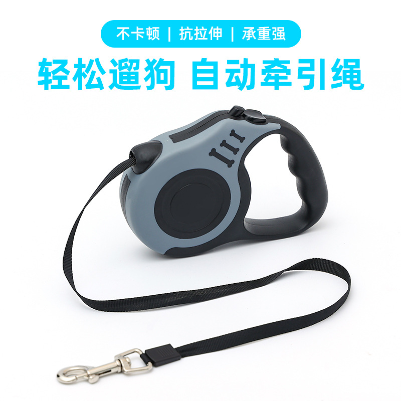 En stock correa retráctil automática perro cadena cuerda correa para mascotas al aire libre perro caminando cuerda suministros para mascotas al por mayor