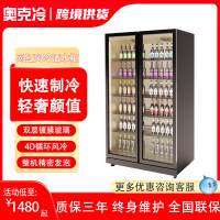 啤酒展示柜酒水冷藏柜商用四门冰柜三门冰箱饮料柜双开门网红酒柜