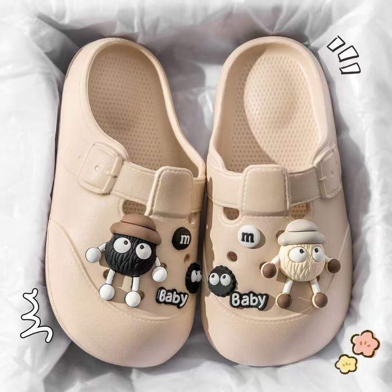 New Summer Clogs for Women, Non-Slip Thick-Soled Office Half-Slippers, Casual Outdoor Slippers, Home Cool Slippers