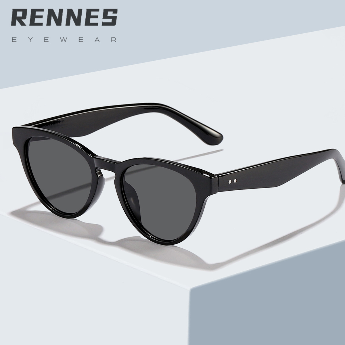 Nuevas gafas de sol pequeñas con ojos de gato retro al por mayor transfronterizas