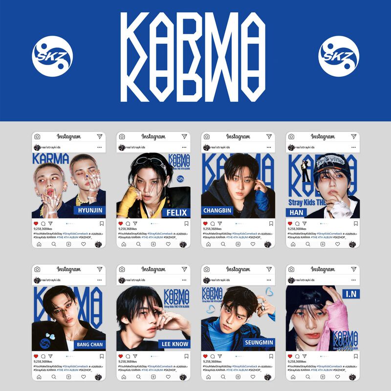 StrayKids透卡 正规专辑KARMA周边金昇玟可爱收藏pvc卡片小卡|undefined