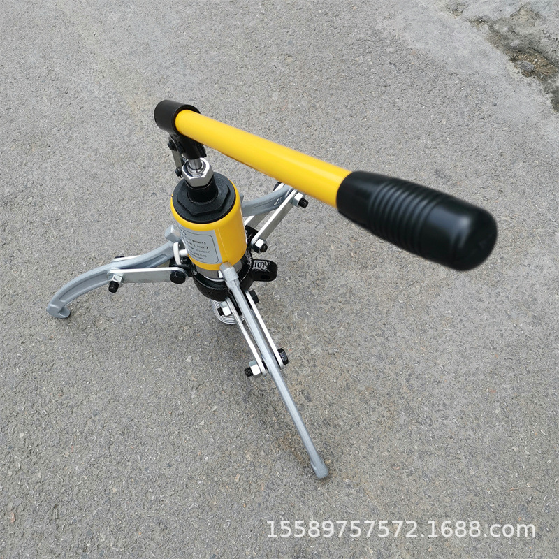 爱威夫设备操作简单 5T100T整体式液压拉马 拆卸轴承取出三角工具