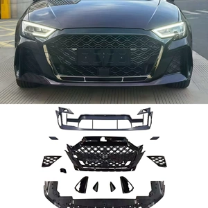 Suitable for Audi A3 models from 2017-2020, this is a front bumper and grille upgrade kit for converting the old model to the new RS3 style