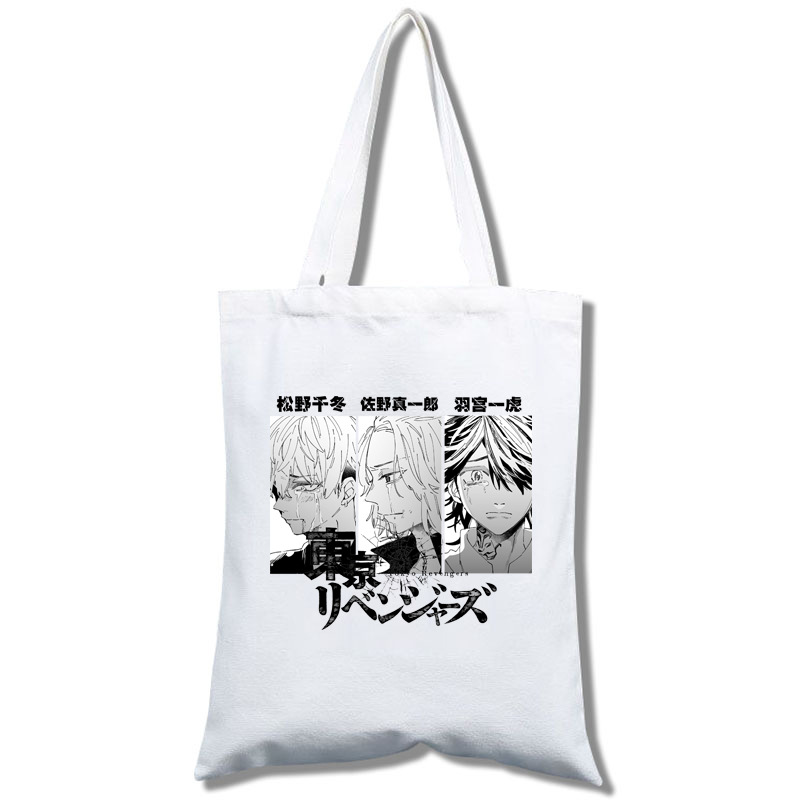 东京复仇者Tokyo Revengers 帆布袋手提袋跨境外贸周边产品帆布