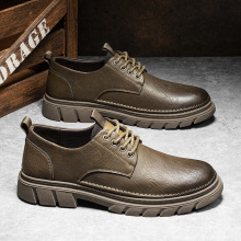 2025秋季新款马丁靴潮男英伦男士马丁靴学生耐穿低帮工装鞋马丁鞋