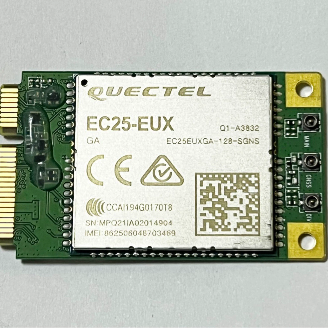 QUECTEL EC25-EUX MINI PCILESS MODULE For EC25-EU
