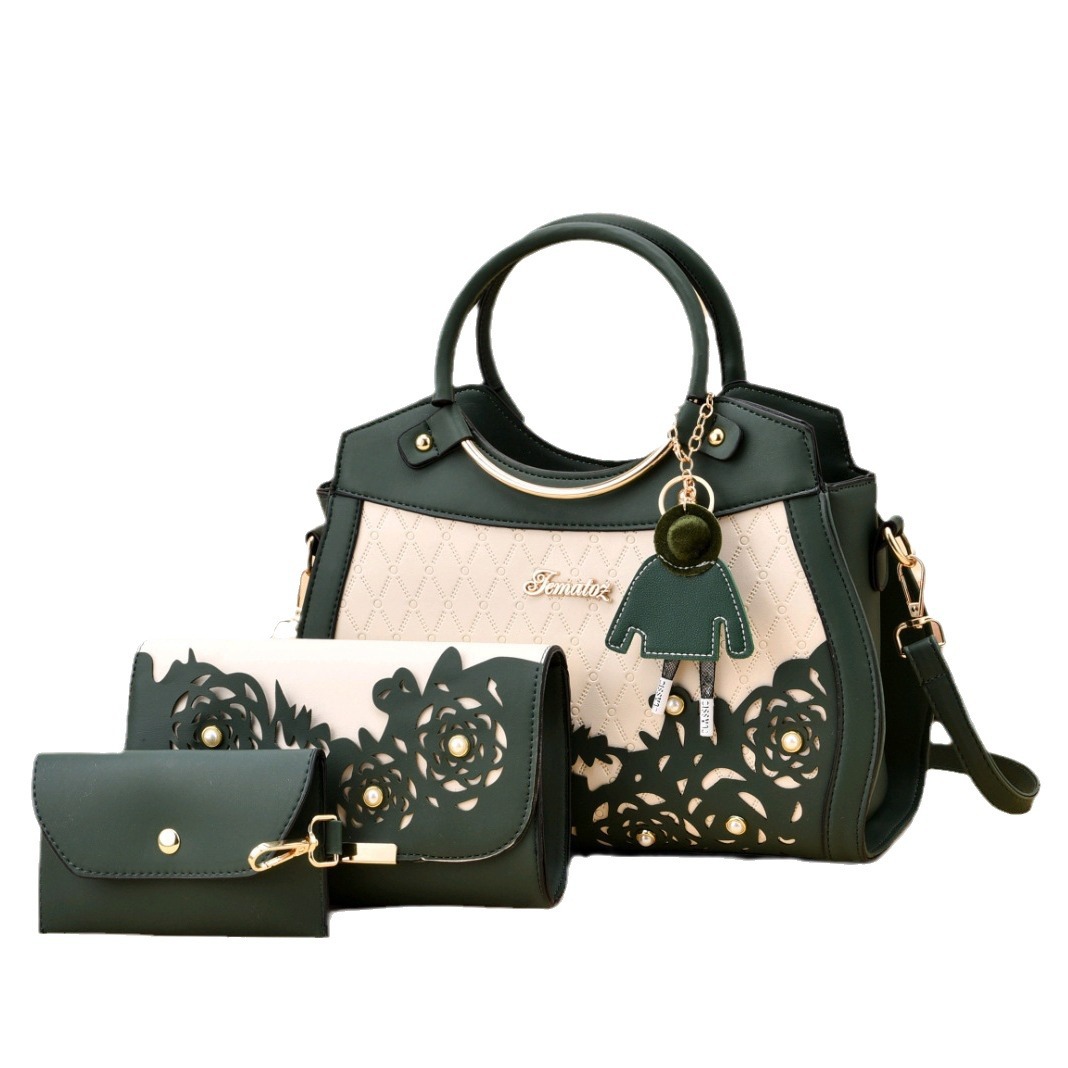 Bolso de moda simple de gran capacidad Bolso atmosférico para mujer Fábrica de correo directo de comercio exterior 2024 estilo de verano bandolera nuevo