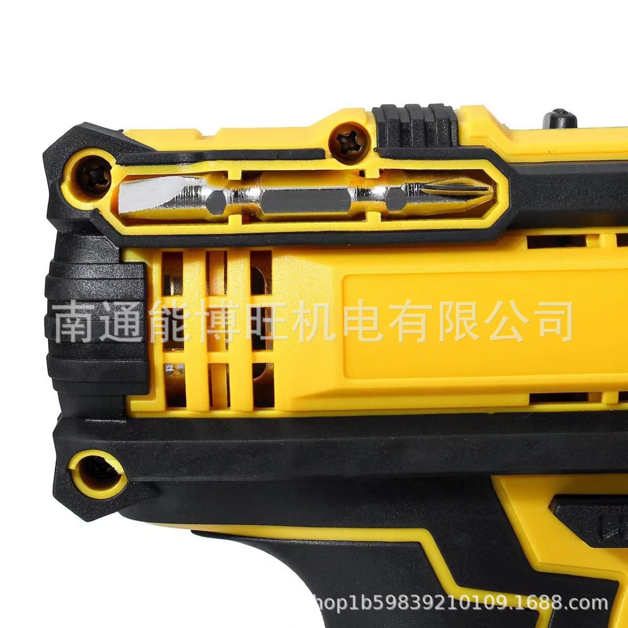 Batería de litio cepillada transfronteriza taladro recargable de litio de alta potencia destornillador eléctrico destornillador máquina impacto taladro de pistola de mano recargable