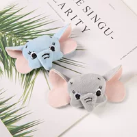 Милый мультфильм детские плюшевые маленькие животные Слон хлопок DIY обувь и носки шляпа сумка украшения Аксессуары