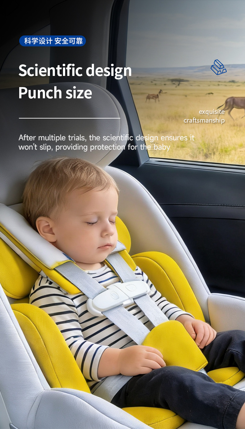 Car Safety Seat Chest Buckle Clip Child Baby Car Seat Belt Fixing Buckle Anti-Slip Adjustable Accessory