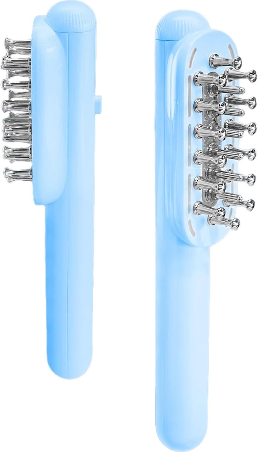 Nuevo rfrf cuidado del cabello peine EMS micro-corriente eléctrica masaje peine Cuidado del cuero cabelludo aplicador peine cuidado del cabello instrumento