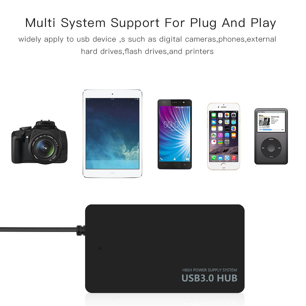 Заводская прямые продажи четырехвый набор USB расширительная док-станция портативная USB ускоренная передача хаб USB 3.0 линия разъединитель