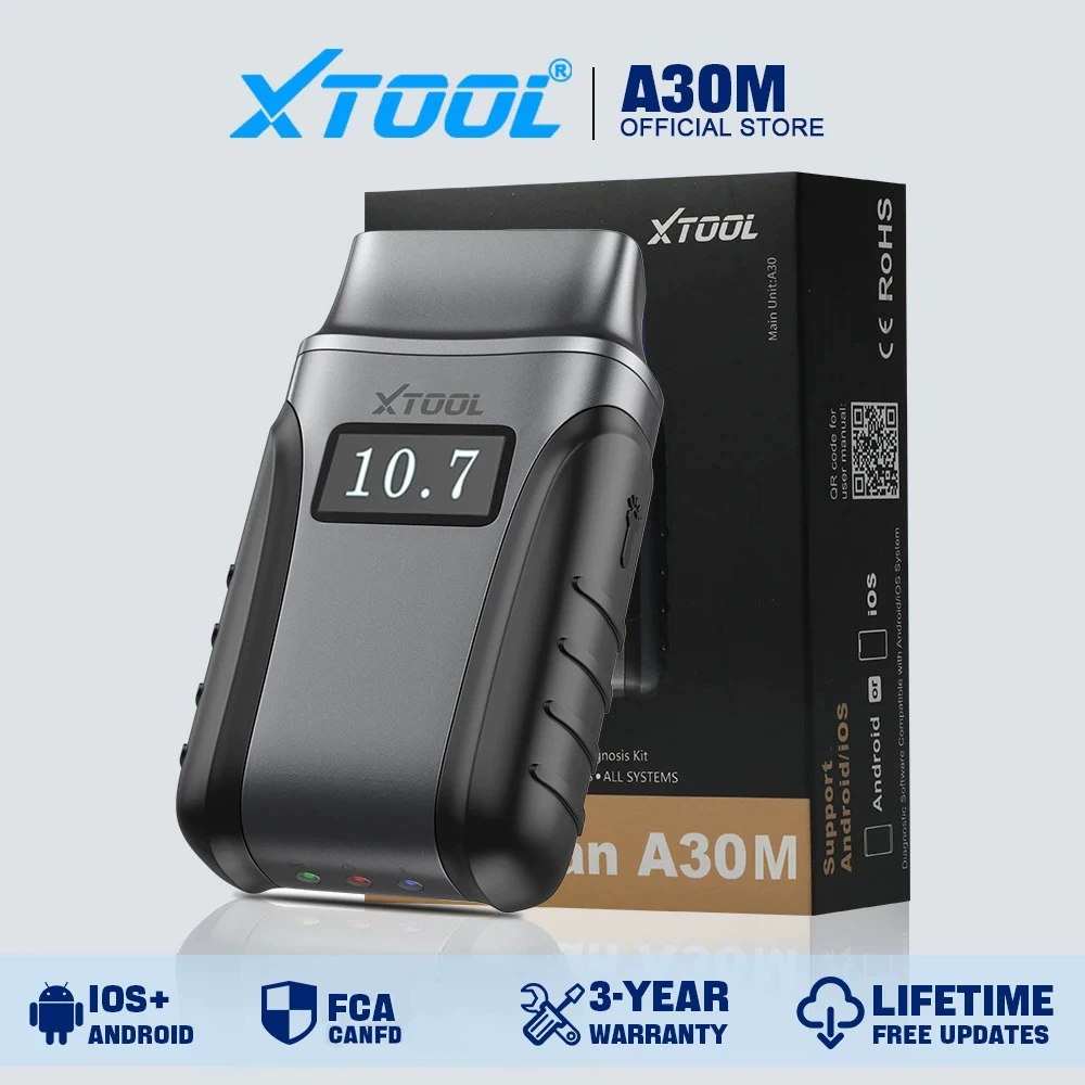 XTOOL A30M OBD2 Автомобильные диагностические инструменты с поддержкой Android/IOS