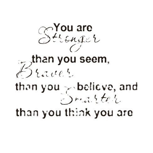 ZY8061 You Are Stronger Amazon English Proverbs Foreign Trade Home Decoration Wall Sticker