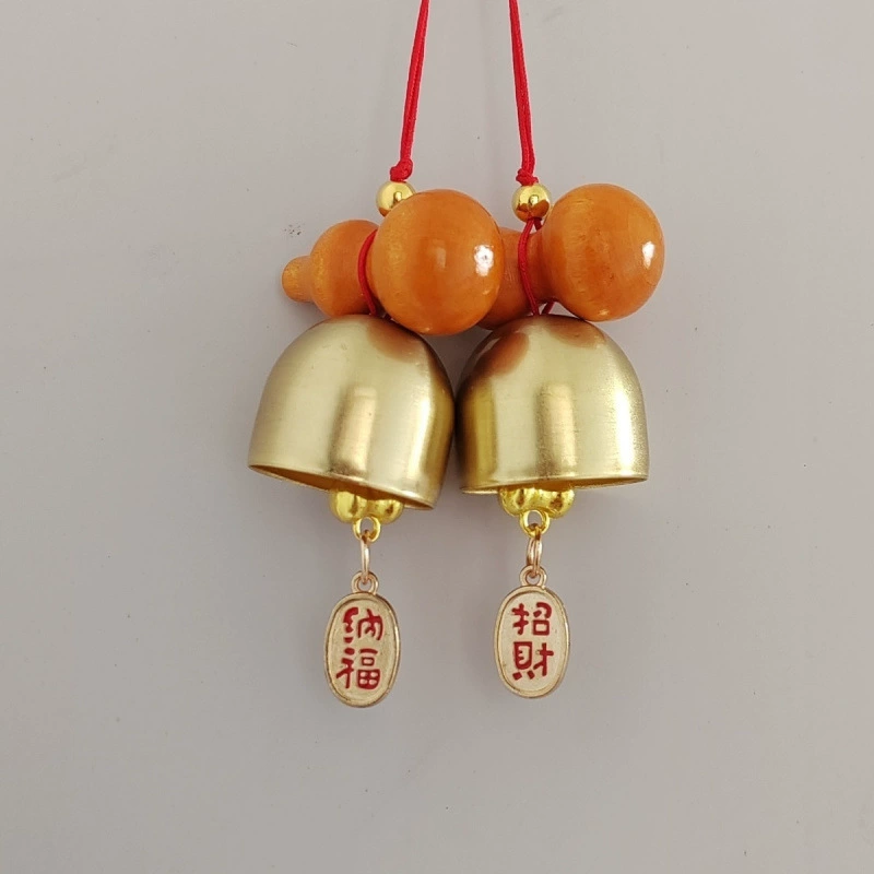 Новый колокольчик, подвеска «сделай сам», ручной работы, колокольчик, Рождественский и новогодний кулон, аксессуары, магазин, металлический защитный дверной звонок