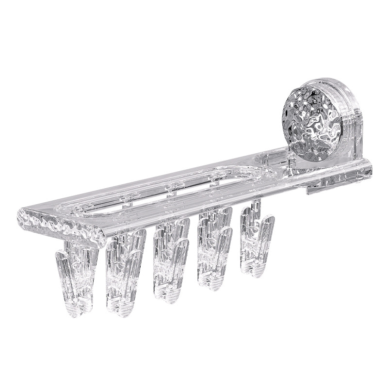 Vipers plegable calcetines estante de almacenamiento sin agujeros perforación ropa interior doméstica ropa interior múltiples clips estante de secado artefacto