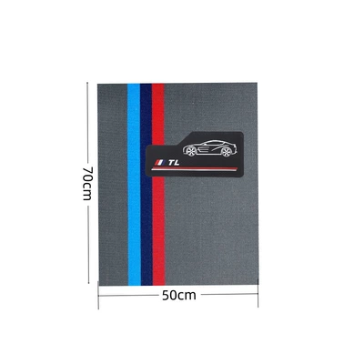 Universal Foot Pad — carpet-style car mats can be - bmw-gray-single-drivers-seat-5070