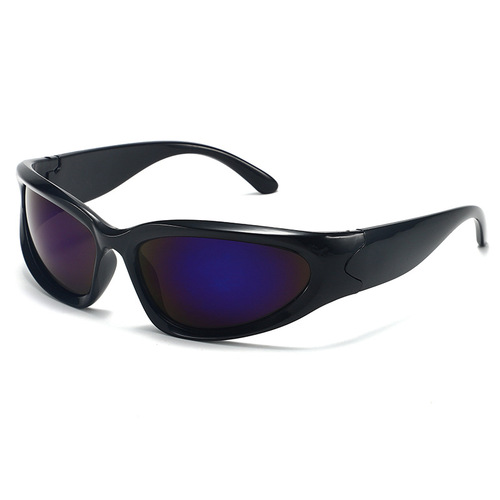 Millennium Future Technology Sunglasses for Men and Women, Sports Sunglasses, Punk Protective Goggles, Color Tone Pilot Style Fashion Glasses