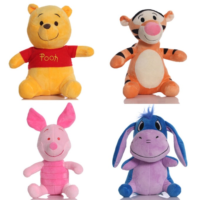 Cute Anime Movie Winnie Bear Donkey Tigger Piggy Plush Doll Toys Wholesale Gift