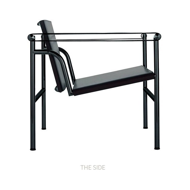 LC1 Bauhaus estilo antiguo diseño silla de ocio simple acero inoxidable pequeño tipo sofá individual