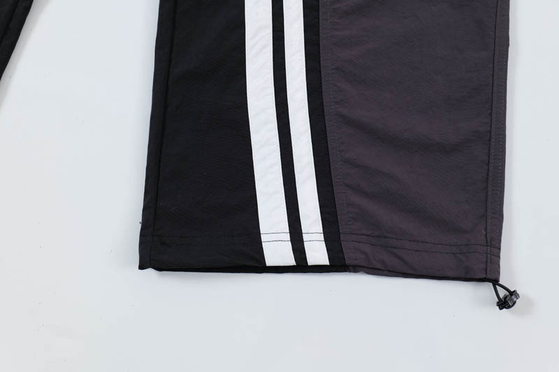 Men's Clothing Stitching Color Striped Casual Pants Men's and Women's Fashionable Brand Street Fashion Loose Design Sense Straight Pants_voghion.com