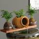 Circulating Water Pottery Pot Ecological Tank Ancient Fish Farming Courtyard Landscaping Ornaments Indoor Oxygenation Filtration Water Flow Accessories