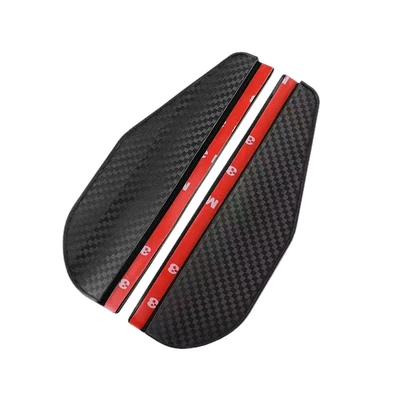 Thickened Carbon Fiber Pattern, Rearview mirror rainproof sticker