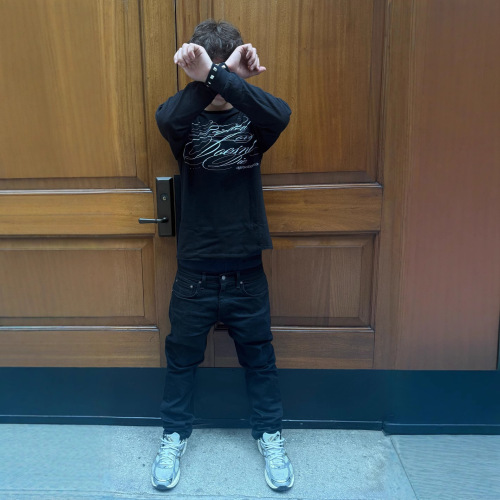 European and American Instagram-style personalized dark printed hoodie long-sleeved pullover hooded jacket retro coat street fashion y2k