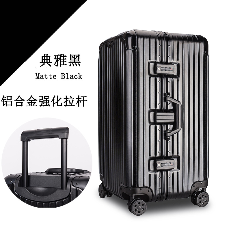 Equipaje caja de carro de gran capacidad Caja de marco de aluminio de gran tamaño caja de contraseña de envío caja de equipaje bolsa grande caja de 28 pulgadas 60