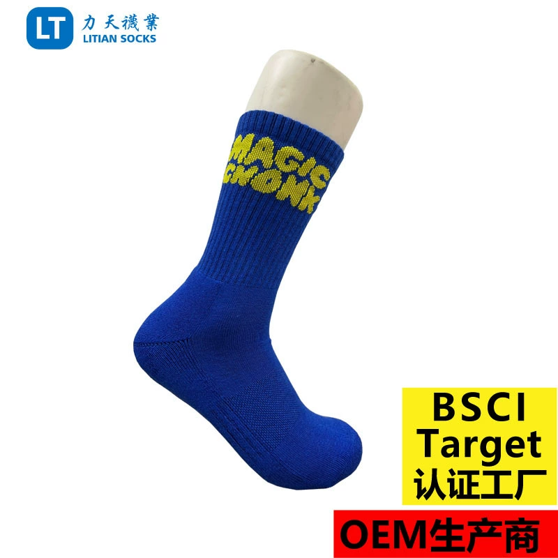 Европейские и американские мужские модные носки хип-хоп уличные женские длинные носки повседневные утолщенные дышащие нижние спортивные носки с буквами на полотенце