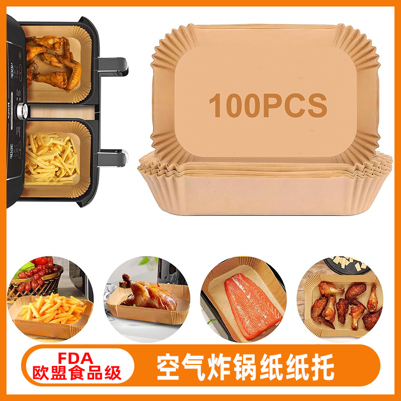 20.5 rectangular air fryer paper food grade thickened silicone paper…