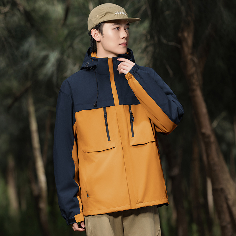 Primavera, otoño, invierno y nuevo tipo de chaqueta de montaña a prueba de viento feng shui cálida para hombres y mujeres