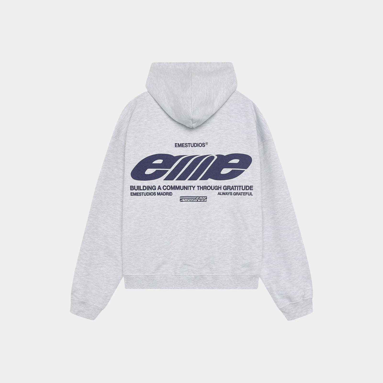 Emestudios Boxy Heavyweight Hoodie Grey