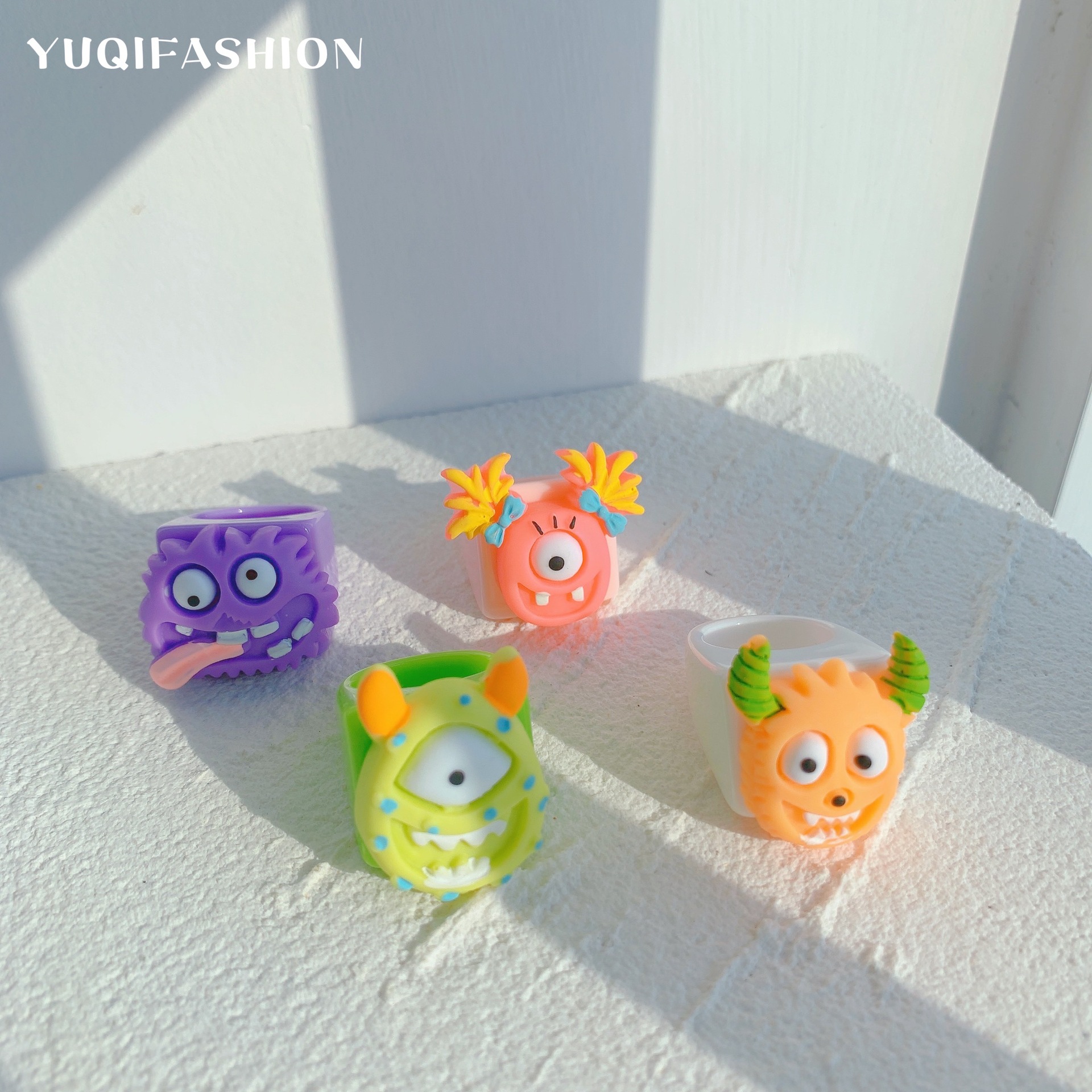 Brand cartoon cute ring, internet celebrity