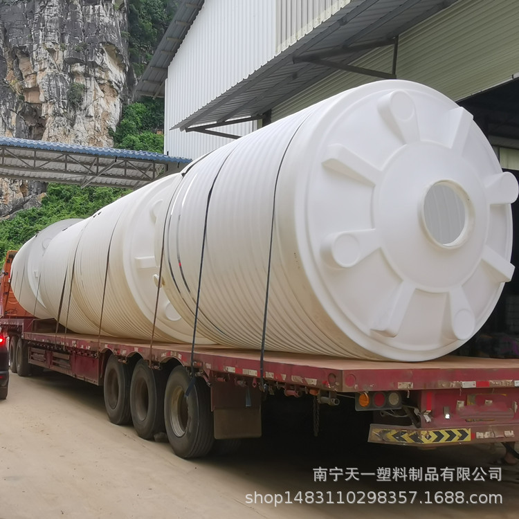 云南20方牛筋料塑料水箱水塔,30吨耐腐蚀塑料PE储罐厂家
