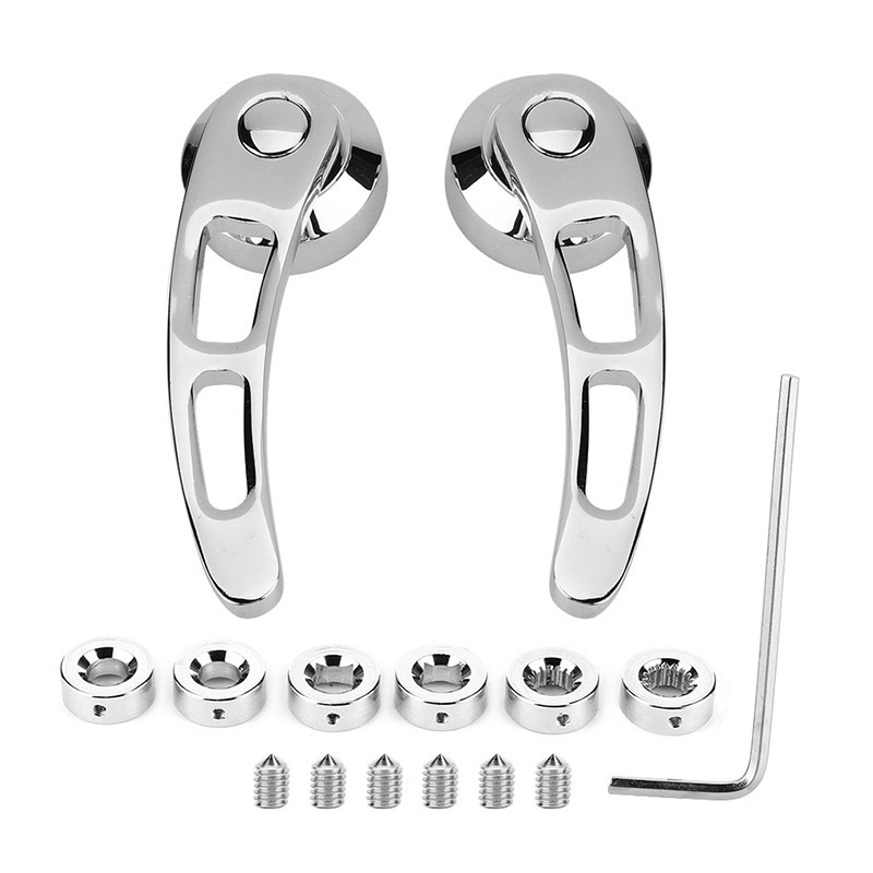 Chrome-Plated Aluminum Alloy Retro Classic Car Door Handle Modification Accessories Classic Car Handle Suitable for Chevrolet Ford