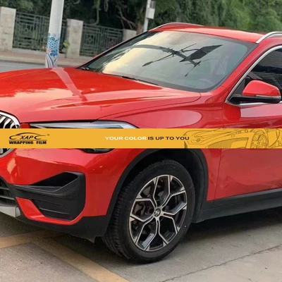 for Ultra-Bright Crystal Series Paint – Automotive Film - white-pet-super-bright-carmine-152x18-m